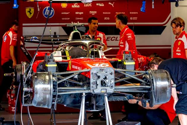 SPA - Mechanics at work on the car of Formula 1 driver Charles Leclerc of Scuderia Ferrari HP during the Formula 1 Belgium at Spa Francorchamps on July 16, 2026 in Spa, Belgium. (Photo by DeFodi Images) - *** SPA mechanics working on the car of Formula 1 driver Charles Leclerc of Scuderia Ferrari HP during the Formula 1 Belgian Grand Prix at Spa-Francorchamps on July 16, 2026, in Spa, Belgium. Photo by DeFodi Images