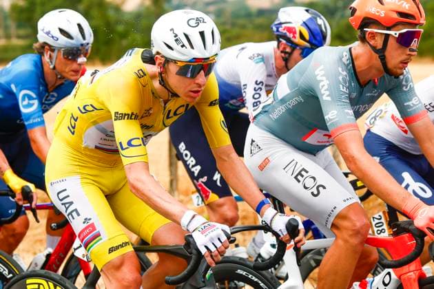 Tour de France 2026 Stage 12 CHALON-SUR-SAONE, FRANCE - JULY 16 : Pogacar Tadej (SLO) of UAE Team Emirates XRG in action during stage 12 of the 113rd edition of Tour de France an UCI World Tour 2.UWT cycling road race stage for Men Elite of 181 km with start in Circuit Nevers Magny-Cours and finish in Chalon-sur-Saone on July 16, 2026 in Chalon-sur-Saone, France, 16 07 2026 Chalon-sur-Saone France  Copyright: xLucaxBettinix