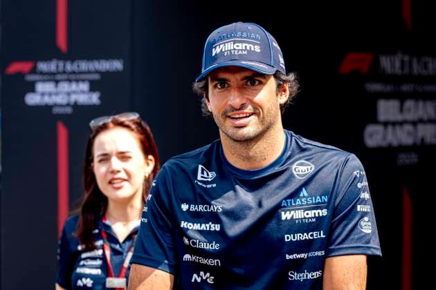 SPA - Formula 1 driver Carlos Sainz of Atlassian Williams F1 Team during the Formula 1 Belgium Tour at Spa Francorchamps on July 16, 2026 in Spa, Belgium. (Photo by DeFodi Images) - *** SPA Formula 1 driver Carlos Sainz of the Atlassian Williams F1 Team during the Formula 1 Belgium Tour at Spa-Francorchamps on July 16, 2026, in Spa, Belgium. Photo by DeFodi Images