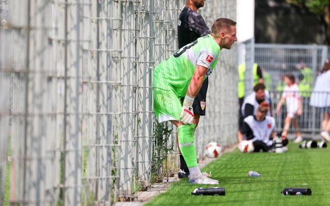 2026.07.16, Deutschland, Stuttgart, Fußball VfB Stuttgart Trainingsauftakt, Marius Funk *** July 16, 2026, Germany, Stuttgart, Soccer: VfB Stuttgart Starts Training, Marius Funk