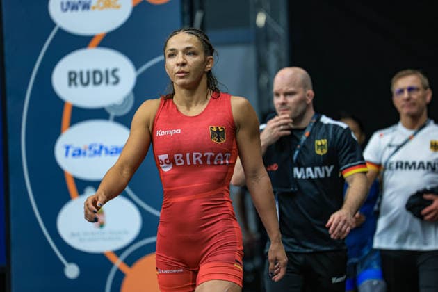 Wrestling Ranking Series Polyak & Janos & Istvan Memorial 55kg WW - Anastasia Blayvas (GER) *** Wrestling Ranking Series: Janos Istvan Polyak Memorial, 55 kg WW: Anastasia Blayvas (GER) Copyright: xUnitedxWorldxWrestlingx xAmirrezx United World Wrestling Kadir C