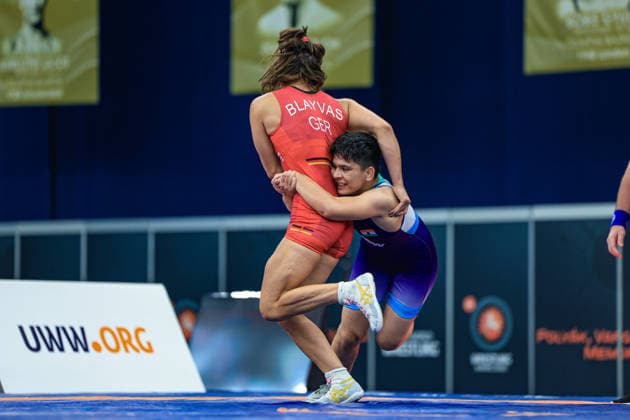 Wrestling Ranking Series Polyak & Janos & Istvan Memorial 55kg WW - Hansika Lamba (IND) df. Anastasia Blayvas (GER) *** Wrestling Ranking Series: Janos Istvan Polyak Memorial, 55kg WW: Hansika Lamba (IND) def. Anastasia Blayvas (GER) Copyright: xUnitedxWorldxWrestlingx xAmirrezx United World Wrestling Kadir C