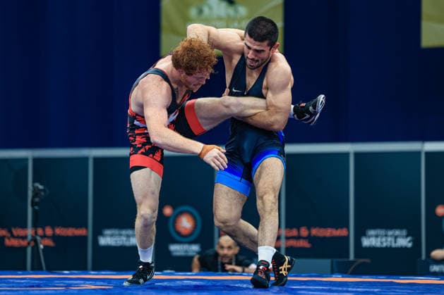 Wrestling Ranking Series Polyak & Janos & Istvan Memorial 79kg FS - Luka Chkhitunidze (GEO) df. Akhsarbek Gulaev (SVK) *** Wrestling Ranking Series: Janos Istvan Polyak Memorial, 79 kg Freestyle: Luka Chkhitunidze (GEO) def. Akhsarbek Gulaev (SVK) Copyright: xUnitedxWorldxWrestlingx xAmirrezx United World Wrestling Kadir C