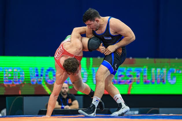 Wrestling Ranking Series Polyak & Janos & Istvan Memorial 92kg FS - Zeteny Gangl (HUN) df. Jorge Ivan Llano (ARG) *** Wrestling Ranking Series: Janos Istvan Polyak Memorial, 92 kg Freestyle, Zeteny Gangl (HUN) def. Jorge Ivan Llano (ARG) Copyright: xUnitedxWorldxWrestlingx xAmirrezx United World Wrestling Kadir C