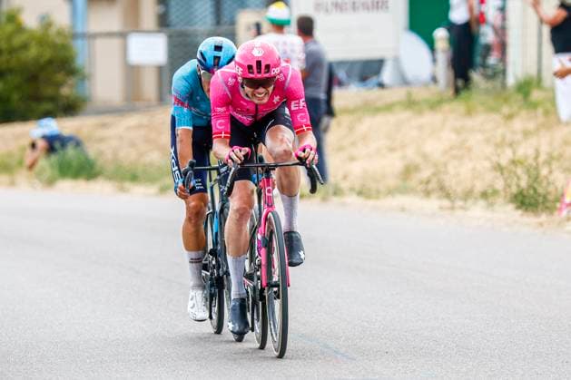 Tour de France 2026 Stage 12 CHALON-SUR-SAONE, FRANCE - JULY 16 : Asgreen Kasper (DEN) of EF Education EasyPost in action during stage 12 of the 113rd edition of Tour de France an UCI World Tour 2.UWT cycling road race stage for Men Elite of 181 km with start in Circuit Nevers Magny-Cours and finish in Chalon-sur-Saone on July 16, 2026 in Chalon-sur-Saone, France, 16 07 2026 Chalon-sur-Saone France  Copyright: xLucaxBettinix