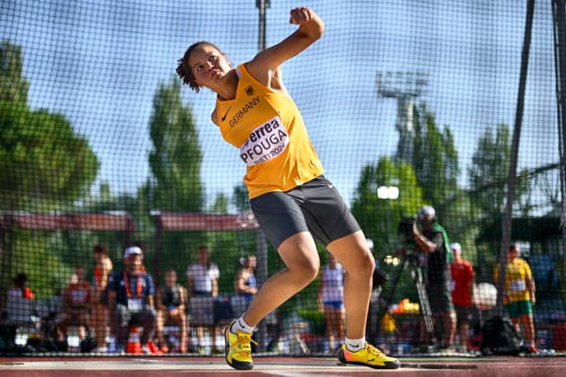 Emmy PFOUGA (Germany, asc Darmstadt, Diskuswurf) ITA, European Athletics U18 Championships, Athletics, 16.07.2026, Jan Papenfuss ITA, European Athletics U18 Championships, Athletics, 16.07.2026, *** Emmy PFOUGA Germany, ASC Darmstadt, discus throw ITA, European Athletics U18 Championships, Athletics, July 16, 2026, Jan Papenfuss ITA, European Athletics U18 Championships, Athletics, July 16, 2026, Copyright: xx