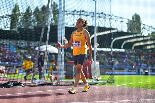 Emmy PFOUGA (Germany, asc Darmstadt, Diskuswurf) ITA, European Athletics U18 Championships, Athletics, 16.07.2026, Jan Papenfuss ITA, European Athletics U18 Championships, Athletics, 16.07.2026, *** Emmy PFOUGA Germany, ASC Darmstadt, discus throw ITA, European Athletics U18 Championships, Athletics, July 16, 2026, Jan Papenfuss ITA, European Athletics U18 Championships, Athletics, July 16, 2026, Copyright: xx