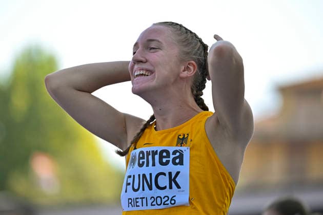 Svea FUNCK (Germany, TV Jahn Walsrode, 7-Kampf) ITA, European Atheltics U18 Championships, Athletics, 16.07.2026, ITA, European Atheltics U18 Championships, Athletics, 16.07.2026, *** Svea FUNCK Germany, TV Jahn Walsrode, 7-Event ITA, European Athletics U18 Championships, Athletics, July 16, 2026, ITA, European Athletics U18 Championships, Athletics, July 16, 2026, Copyright: xEibnerxPressefoto JanxPapenfussx EP_JPS