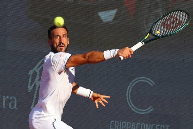 Umag 16.07.2026. Tenis PLAVA LAGUNA CROATIA OPEN Tennis PLAVA LAGUNA CROATIA OPEN Nz Damir Dzumhur Fot. Kacper Staniec NEWSPIX.PL --- newspix.pl 