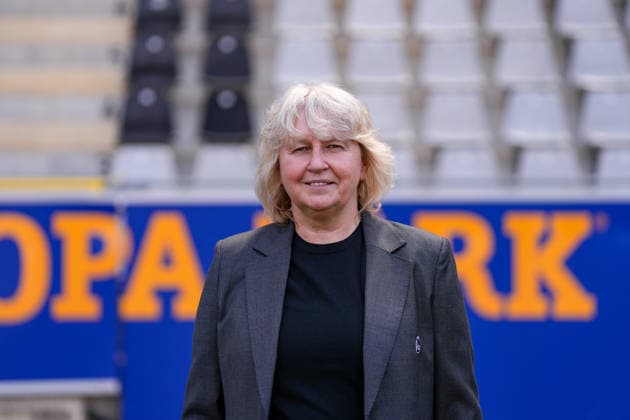 Birgit Bauer-Schick; SC Freiburg; 1.BL Frauen, Porträttermin 2026 2027 Freiburg Dreisamstadion Baden-Wuerttemberg Deutschland *** Birgit Bauer Schick, SC Freiburg 1, Women s Bundesliga, Photo Shoot 2026–2027, Freiburg, Dreisamstadion, Baden-Württemberg, Germany Copyright: xAA STEINSIEK.CHx