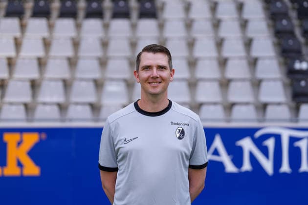 Sebastian Grunert; SC Freiburg; 1.BL Frauen, Porträttermin 2026 2027 Freiburg Dreisamstadion Baden-Wuerttemberg Deutschland *** Sebastian Grunert, SC Freiburg 1, Women s Bundesliga, Photo Shoot 2026–2027, Freiburg, Dreisamstadion, Baden-Württemberg, Germany Copyright: xAA STEINSIEK.CHx