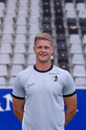 Tobias Galli; SC Freiburg; 1.BL Frauen, Porträttermin 2026 2027 Freiburg Dreisamstadion Baden-Wuerttemberg Deutschland *** Tobias Galli, SC Freiburg 1, Women s Bundesliga, Photo Shoot 2026–2027, Freiburg, Dreisamstadion, Baden-Württemberg, Germany Copyright: xAA STEINSIEK.CHx