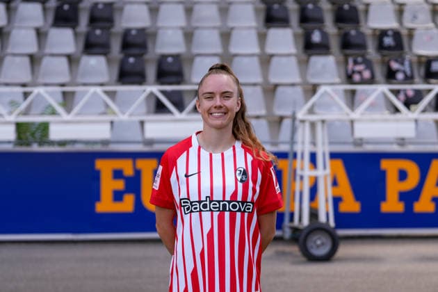 Lisa Kolb; SC Freiburg; 1.BL Frauen, Porträttermin 2026 2027 Freiburg Dreisamstadion Baden-Wuerttemberg Deutschland *** Lisa Kolb, SC Freiburg 1, Women s Bundesliga, Photo Shoot 2026–2027, Freiburg, Dreisamstadion, Baden-Württemberg, Germany Copyright: xAA STEINSIEK.CHx