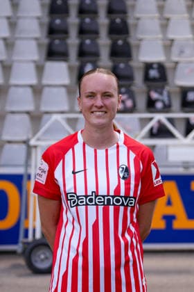 Luca Birkholz; SC Freiburg; 1.BL Frauen, Porträttermin 2026 2027 Freiburg Dreisamstadion Baden-Wuerttemberg Deutschland *** Luca Birkholz, SC Freiburg 1, Women s Bundesliga, Photo Shoot 2026–2027, Freiburg, Dreisamstadion, Baden-Württemberg, Germany Copyright: xAA STEINSIEK.CHx
