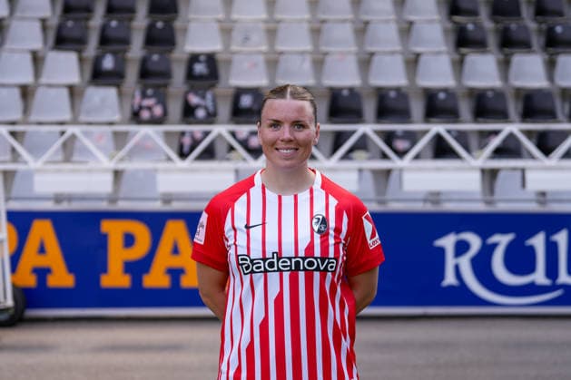 Ingibjörg Sigurdardottir; SC Freiburg; 1.BL Frauen, Porträttermin 2026 2027 Freiburg Dreisamstadion Baden-Wuerttemberg Deutschland *** Ingibjörg Sigurdardottir, SC Freiburg 1, Women s Bundesliga, Photo Shoot 2026–2027, Freiburg, Dreisamstadion, Baden-Württemberg, Germany Copyright: xAA STEINSIEK.CHx