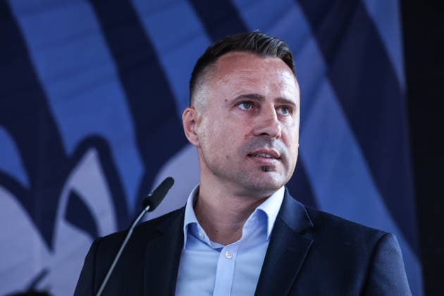 Fussball, 3.Liga Saison 2026 2027 Außerordentliche Mitgliederversammlung MSV Duisburg 16.07.2026, schauinsland-reisen-arena Hrvoje Vlaovic (Team Paradis) Duisburg schauinsland-reisen-arena Nordrhein-Westfalen Deutschland *** Sports, Soccer, 3rd Division, 2026–2027 Season; MSV Duisburg Extraordinary General Meeting, July 16, 2026, Schauinsland Reisen Arena; Hrvoje Vlaovic, Team Paradis Duisburg; Schauinsland Reisen Arena, North Rhine-Westphalia, Germany
