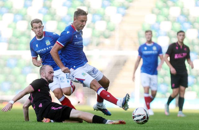 Football, ECL Qualifiers, FC Linfield v Nomme Kalju
