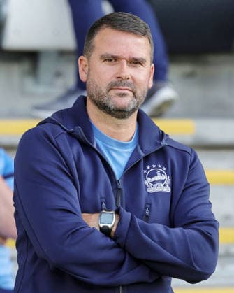 UEFA Europa Conference League First Qualifying Round Second Leg, Windsor Park, Belfast 16 7 2026 Linfield vs Nomme Kalju Linfield manager David Healy David Healy 16 7 2026  Copyright: xx 160726JP3football012