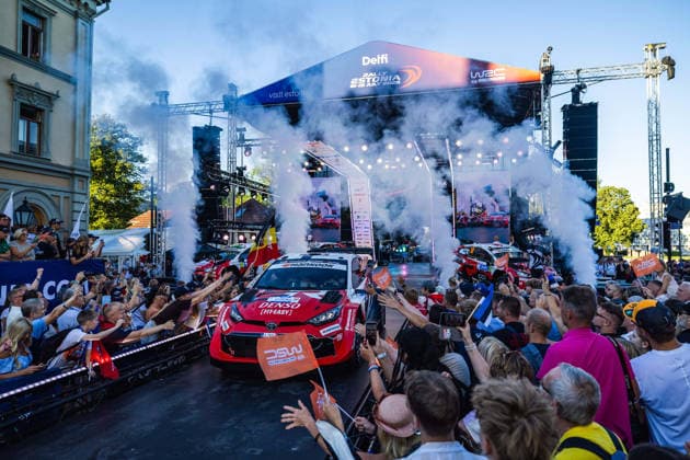 Motorsport, WRC, Rally Estonia, Driver presentation in Tartu