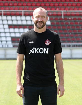 FC Würzburger Kickers; 3.Liga, Porträttermin 2026 2027, Sportdirektor Sebastian Neumann (FC Würzburger Kickers); 3.Liga, Porträttermin 2026 2027 Würzburg AKON ARENA Bayern Deutschland *** FC Würzburger Kickers, 3rd Division, Photo Shoot 2026–2027, Team Photo; Sports Director Sebastian Neumann, FC Würzburger Kickers, 3rd Division, Photo Shoot 2026–2027, Würzburg, AKON ARENA, Bavaria, Germany