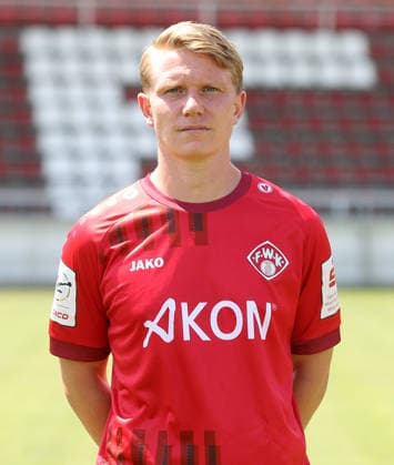 FC Würzburger Kickers; 3.Liga, Porträttermin 2026 2027, Philipp Ochs (FC Würzburger Kickers); 3.Liga, Porträttermin 2026 2027 Würzburg AKON ARENA Bayern Deutschland *** FC Würzburger Kickers, 3rd Division, Photo Shoot 2026–2027, Team Photo by Philipp Ochs; FC Würzburger Kickers, 3rd Division, Photo Shoot 2026–2027; Würzburg, AKON ARENA, Bavaria, Germany