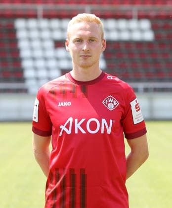FC Würzburger Kickers; 3.Liga, Porträttermin 2026 2027, Luke Hemmerich (FC Würzburger Kickers); 3.Liga, Porträttermin 2026 2027 Würzburg AKON ARENA Bayern Deutschland *** FC Würzburger Kickers, 3rd Division, Photo Shoot 2026–2027, Team Photo: Luke Hemmerich, FC Würzburger Kickers, 3rd Division, Photo Shoot 2026–2027, Würzburg, AKON ARENA, Bavaria, Germany