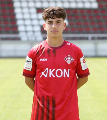 FC Würzburger Kickers; 3.Liga, Porträttermin 2026 2027, Dorian Deppner (FC Würzburger Kickers); 3.Liga, Porträttermin 2026 2027 Würzburg AKON ARENA Bayern Deutschland *** FC Würzburger Kickers, 3rd Division, Photo Shoot 2026–2027, Team Photo: Dorian Deppner, FC Würzburger Kickers, 3rd Division, Photo Shoot 2026–2027, Würzburg, AKON ARENA, Bavaria, Germany