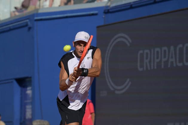 IPA86742910 - Matteo Arnaldi (ITA) during the ATP, Tennis Herren - Plava Laguna Croatia Open in Umag - Dzumhur vs. Arnaldi, International tennis match in Umag, Croatia, July 16, 2026  Copyright: xMarcoxTodaro IPAxSportx xx 86742910