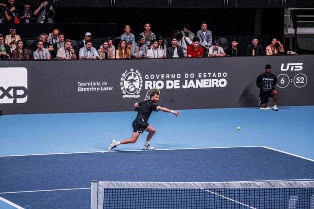RECORD DATE NOT STATED corentin moutet e tallon griekspoor uts rio Rio de Janeiro (RJ), 07 16 2026 - sports tennis Brazil UTS RJ - match between Corentin Moutet x Tallon Griekspoor UTS Rio held at Maracanazinho in the city of Rio de Janeiro, this Thursday, July 16, 2026.(Foto: Gabby Costa Thenews2 imago images) SPO  Copyright: xGabbyxCostax