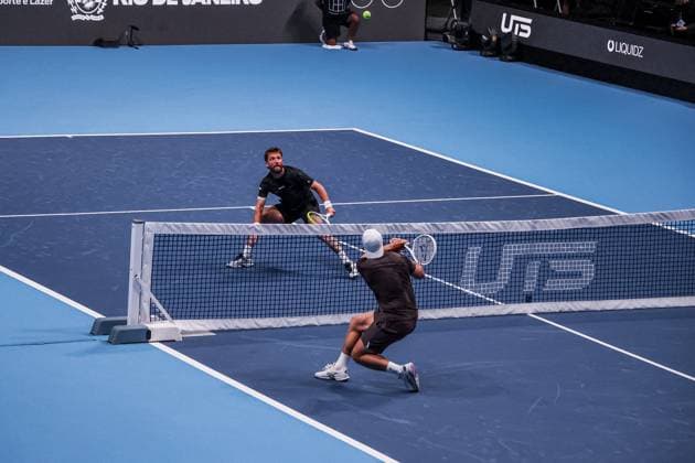 RECORD DATE NOT STATED corentin moutet e tallon griekspoor uts rio Rio de Janeiro (RJ), 07 16 2026 - sports tennis Brazil UTS RJ - match between Corentin Moutet x Tallon Griekspoor UTS Rio held at Maracanazinho in the city of Rio de Janeiro, this Thursday, July 16, 2026.(Foto: Gabby Costa Thenews2 imago images) SPO  Copyright: xGabbyxCostax