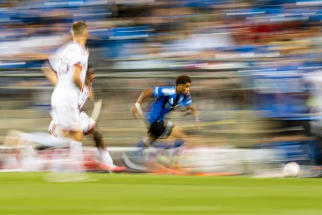 July 16, 2026, Montreal, Pq, Canada: CF Montreal s Noah Streit (23) moves the ball forward during second half MLS, Fussball Herren, USA soccer action against Toronto FC, in Montreal on Thursday, July 16, 2026. Canada News - July 16, 2026  - ZUMAc35_ 20260716_zaf_c35_148 Copyright: xChristopherxKatsarovx