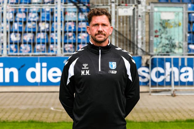 Physiotherapeut Matthias Meinel, 1. FC Magdeburg - 2. Fussball Bundesliga Porträttermin 2. BL 2026 2027 offizieller Fototermin 1. FC Magdeburg in der Avnet Arena in Magdeburg - Porträt, Portrait, Einzelbild, Deutschland, Fussball, Maenner, GER, 16.07.2026 *** Physical Therapist Matthias Meinel, 1. FC Magdeburg, 2. Bundesliga, Portrait Session, 2026–2027 Season, Official Photo Session, 1. FC Magdeburg at the Avnet Arena in Magdeburg, Portrait, Single Image, Germany, Soccer, Men, GER, July 16, 2026 Christian Schroedter