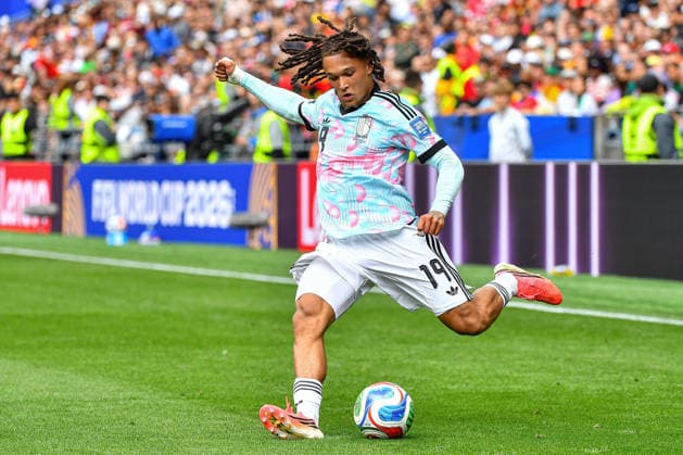 FIFA World Cup, WM, Weltmeisterschaft, Fussball 2026: JUL 01 Belgium Vs Senegal July 01, 2026: Belgium midfielder Diego Moreira (19) fires off a long pass during the FIFA World Cup knockout round of 32 match between Belgium and Senegal in Seattle, WA.Belgium defeated Senegal 3-2 on a penalty kick near the end of the second overtime period. Steve Faber CSM (Credit Image: Â Steve Faber Cal Media) Seattle Washington United States EDITORIAL USE ONLY Copyright: xx ZUMA-20260701_zma_c04_093.jpg StevexFaberx csmphotothree502135