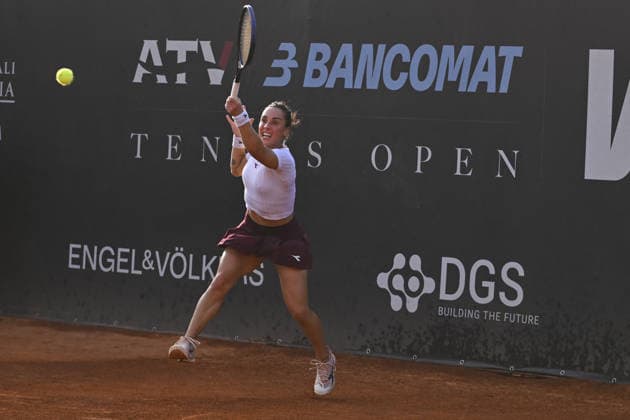 IPA86753712 - Martina Trevisan of Italy faces Aurora Zantedeschi of Italy in the round of 16 at the ATV Bancomat Tennis Open WTA, Tennis Damen 125 at the Antico Tiro a Volo Club on July 16, 2026, in Rome, Italy. (Photo by Roberto Bettacchi)  Copyright: xRobertoxBettacchi IPAxSportx xx 86753712