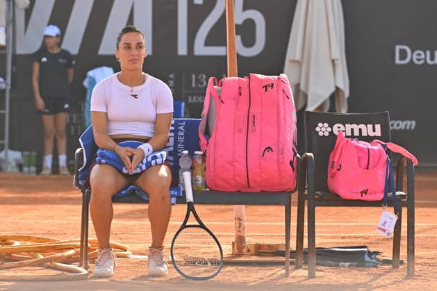 IPA86753825 - Martina Trevisan of Italy before her Round of 16 match against Aurora Zantedeschi of Italy at the ATV Bancomat Tennis Open WTA, Tennis Damen 125 at the Antico Tiro a Volo Club on July 16, 2026, in Rome, Italy. (Photo by Roberto Bettacchi)  Copyright: xRobertoxBettacchi IPAxSportx xx 86753825