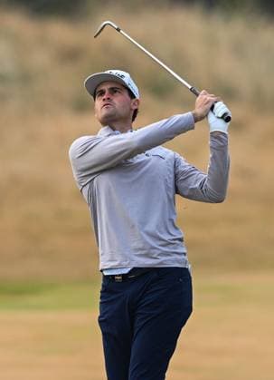 Jackson Suber (USA) gets his second round under way on the 1st fairway 154th Open Golf Championships, Royal Birkdale, Southport, UK - 17 Jul 2026Southport Royal Birkdale United Kingdom  Copyright: xGreigxCowie Shutterstockx 16988294h