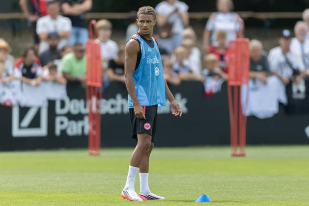 Eintracht Frankfurt Training: Jean Matteo Bahoya, Eintracht Frankfurt, 19th Eintracht Frankfurt training session on July 15, 2026, at Deutsche Bank Park in Frankfurt am Main, Frankfurt am Main, Hesse, Germany, Deutsche Bank Park