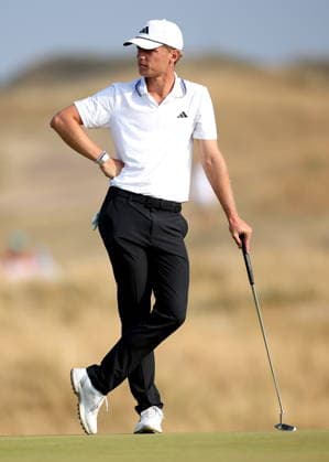 154th Open Golf Championships - Round 2 Tiger Christensen of Germany looks on during Round 2 of the British Open Golf Championships at Royal Birkdale in Southport, Britain, 17 July 2026. SOUTHPORT UNITED KINGDOM  Copyright: xADAMxVAUGHANx