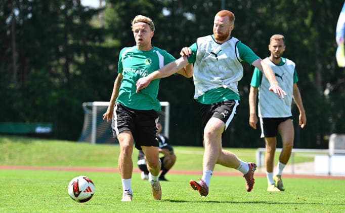 18.07.2026 - Fussball - 2. Bundesliga - Saison 2026 2027 - SpVgg Greuther Fürth Fuerth - Trainingslager Bad Wörishofen - - xwoxzix - Philipp Müller (36, SpVgg Greuther Fürth ) Paul Will (13, SpVgg Greuther Fürth ) *** July 18, 2026 Soccer 2. Bundesliga 2026–2027 Season SpVgg Greuther Fürth Fürth Training Camp in Bad Wörishofen xwoxzix Philipp Müller 36, SpVgg Greuther Fürth Paul Will 13, SpVgg Greuther Fürth