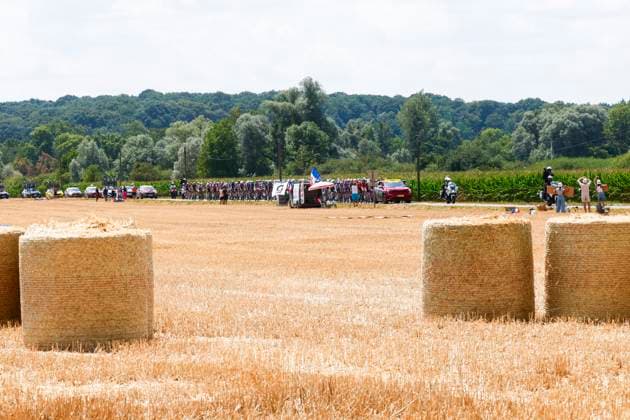 Tour de France 2026 Stage 13 BELFORT, FRANCE - JULY 17 : Illustration picture of the peloton during stage 13 of the 113rd edition of Tour de France an UCI World Tour 2.UWT cycling road race stage for Men Elite of 205 km with start in Dole and finish in Belfort on July 17, 2026 in Belfort, France, 17 07 2026 Belfort France  Copyright: xLucaxBettinix