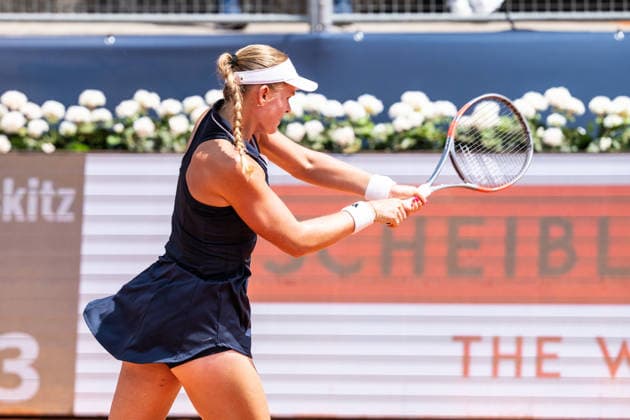 TENNIS - WTA, Tennis Damen Generali Open Ladies Kitzbuehel KITZBUEHEL,AUSTRIA,17.JUL.26 - TENNIS - WTA Tour, Generali Open Ladies Kitzbuehel. Image shows Jeline Vandromme (BEL).  GEPAxpictures xJulioxArellano