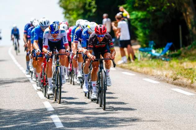 Tour de France 2026 Stage 13 BELFORT, FRANCE - JULY 17 : Alaphilippe Julian (FRA) of Tudor Pro Cycling Team in action during stage 13 of the 113rd edition of Tour de France an UCI World Tour 2.UWT cycling road race stage for Men Elite of 205 km with start in Dole and finish in Belfort on July 17, 2026 in Belfort, France, 17 07 2026 Belfort France  Copyright: xLucaxBettinix