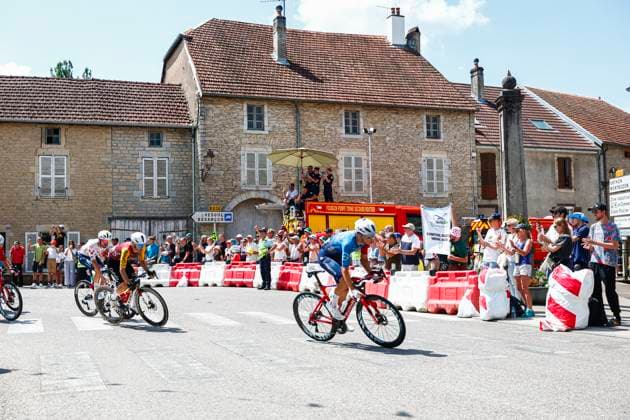 Tour de France 2026 Stage 13 BELFORT, FRANCE - JULY 17 : Germani Lorenzo (ITA) of Groupama - FDJ United in action during stage 13 of the 113rd edition of Tour de France an UCI World Tour 2.UWT cycling road race stage for Men Elite of 205 km with start in Dole and finish in Belfort on July 17, 2026 in Belfort, France, 17 07 2026 Belfort France  Copyright: xLucaxBettinix