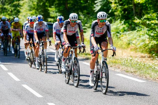 Tour de France 2026 Stage 13 BELFORT, FRANCE - JULY 17 : Vermeersch Florian (BEL) of UAE Team Emirates XRG in action during stage 13 of the 113rd edition of Tour de France an UCI World Tour 2.UWT cycling road race stage for Men Elite of 205 km with start in Dole and finish in Belfort on July 17, 2026 in Belfort, France, 17 07 2026 Belfort France  Copyright: xLucaxBettinix