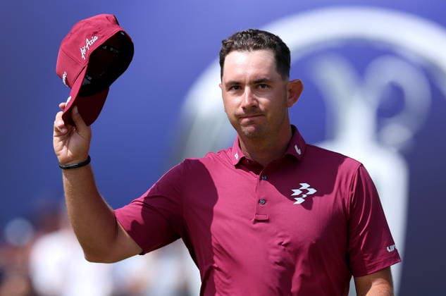 154th Open Golf Championships - Round 2 Lucas Herbert of Australia acknowledges the crowd on the 18th hole after shooting a 62 during Round 2 of the British Open Golf Championships at Royal Birkdale in Southport, Britain, 17 July 2026. SOUTHPORT UNITED KINGDOM  Copyright: xADAMxVAUGHANx