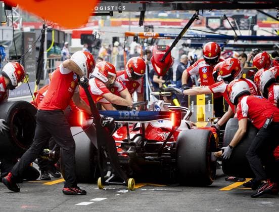 SPA - Lewis Hamilton (Ferrari) during the first free practice session at the Spa-Francorchamps circuit ahead of the Belgian Grand Prix. SEM VAN DER WAL ANP xVIxANPxSportx xxANPxIVx 563712431 originalFilename: 563712431.jpg
