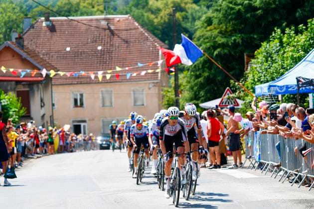 Tour de France 2026 Stage 13 BELFORT, FRANCE - JULY 17 : Vermeersch Florian (BEL) of UAE Team Emirates XRG in action during stage 13 of the 113rd edition of Tour de France an UCI World Tour 2.UWT cycling road race stage for Men Elite of 205 km with start in Dole and finish in Belfort on July 17, 2026 in Belfort, France, 17 07 2026 Belfort France  Copyright: xLucaxBettinix