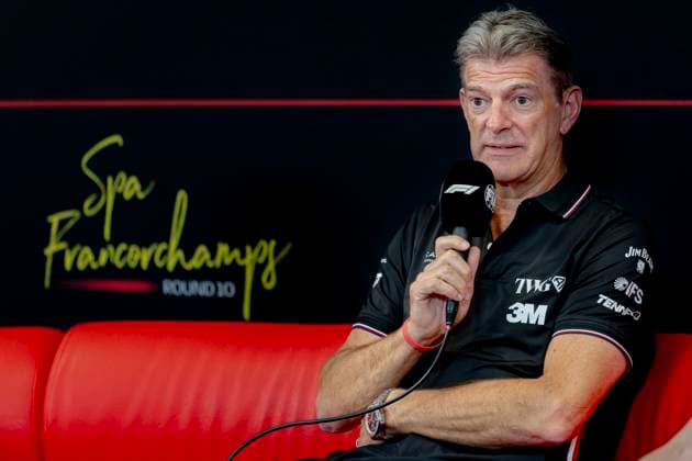 SPA - Cadillac Formula 1 Team Principal Graeme Lowdon during the Formula 1 Belgium at Spa Francorchamps on July 17, 2026 in Spa, Belgium. (Photo by DeFodi Images) - *** SPA Cadillac Formula 1 Team Principal Graeme Lowdon during the Formula 1 Belgian Grand Prix at Spa-Francorchamps on July 17, 2026, in Spa, Belgium. Photo by DeFodi Images