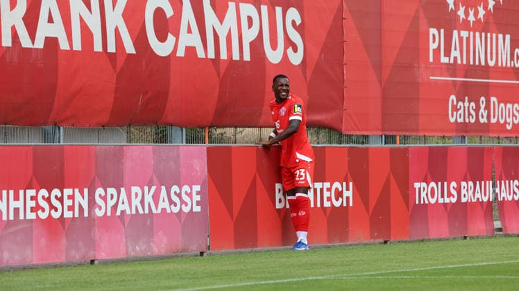 17.07.2026, xrekx, Fussball Testspiel, FSV Mainz 05 - 1.FC Kaiserslautern v.l. Sheraldo Becker (1. FSV Mainz 05) (DFL DFB REGULATIONS PROHIBIT ANY USE OF PHOTOGRAPHS as IMAGE SEQUENCES and or QUASI-VIDEO) Mainz *** July 17, 2026, xrekx, Soccer Friendly Match, FSV Mainz 05 vs. 1. FC Kaiserslautern, photo by Sheraldo Becker, 1. FSV Mainz 05. DFL and DFB regulations prohibit any use of photographs as image sequences and or quasi-video. Mainz