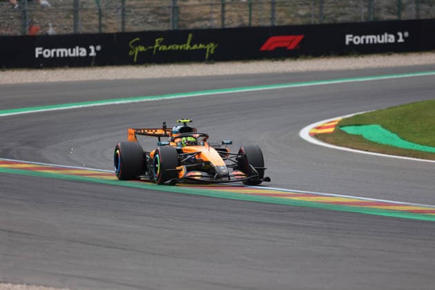 17.07.2026, Circuit de Spa-Francorchamps, Spa-Francorchamps, Formula 1 Moet & Chandon Belgian Grand Prix 2026 , im Bild Lando Norris (GBR), McLaren Mastercard F1 Team (Photo by Alessandro Martellottta Hasan Bratic DeFodi Images) - *** July 17, 2026, Circuit de Spa-Francorchamps, Spa-Francorchamps, 2026 Formula 1 Moët & Chandon Belgian Grand Prix; pictured: Lando Norris (GBR), McLaren Mastercard F1 Team. Photo by Alessandro Martellotta, Hasan Bratic, DeFodi Images